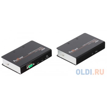 Удлинитель, SVGA+KBD+MOUSE USB ATEN, 150 метр., HD-DB15+USB A-тип, Female, c KVM-шнуром USB 1.8м, Б.П. 220 5.3V, (макс.разрешение 1920х1200 60Hz (30m);1280х1024 60Hz (150m);DDC2B) (CE700A-AT-G)