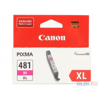 Картридж Canon CLI-481XL M 466стр Пурпурный