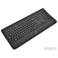 (920-002395) Клавиатура Беспроводная Logitech Wireless ILLUMINATED Keyboard K800