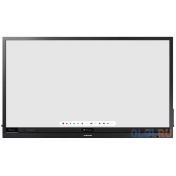 Телевизор 75" Samsung QB75N-W черный 3840x2160 RS-232C RJ-45