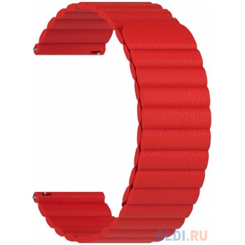 Универсальный кожаный ремешок для часов 20 mm LYAMBDA POLLUX DSP-15-20-RD Red