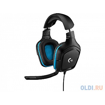 (981-000770) Гарнитура Logitech 7.1 Surround Sound Wired Gaming Headset G432 Leatherette