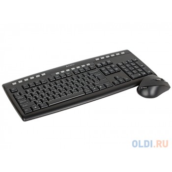 Клавиатура + Мышь A4Tech V-Track 9200F USB Black 2.4G наноприемник