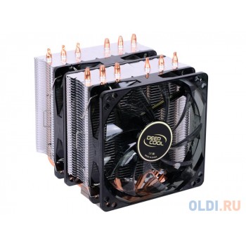 Кулер DeepCool NEPTWIN V2 (LGA2011-V3/2011/1366/1156/55/51/50/775/FM2+/FM2/FM1/AM3+/AM3/AM2+/AM2,TDP 150W, PWM, DUAL FAN, DUAL Heatsink, 6 Heatpipe)