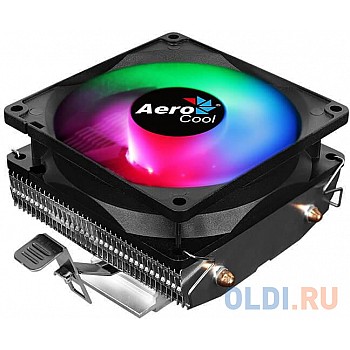 Cooler Aerocool Air Frost 2 110W / FRGB / 3-Pin / Intel 115*/775/2066/2011/AMD / Heat pipe 6mm x2