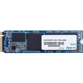 Твердотельный накопитель SSD M.2 256 Gb Apacer AS2280P4 Read 1800Mb/s Write 1100Mb/s 3D NAND TLC