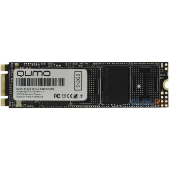 Твердотельный накопитель SSD M.2 512 Gb QUMO Q3DT-512GAEN-M2 Read 560Mb/s Write 540Mb/s 3D NAND TLC