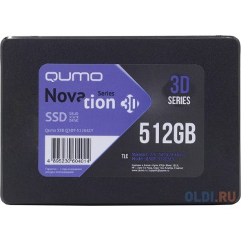 QUMO SSD 512GB QM Novation Q3DT-512GSCY {SATA3.0}