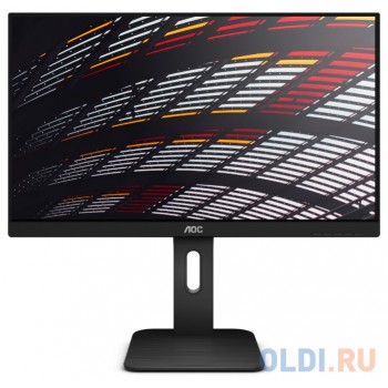 Монитор 24" AOC X24P1 Black IPS, 1920x1200, 4ms, 300 cd/m2, 1000:1 (DCR 50M:1), D-Sub, DVI, HDMI, DP, USBhub, 2.5Wx2, Headph.Out, HAS, Pivot, vesa