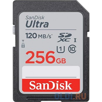 Карта памяти SDXC 256GB UHS-I SDSDUN4-256G-GN6IN SANDISK