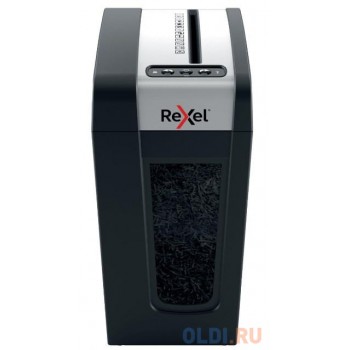 Шредер Rexel SECURE MC4-SL EU черный (секр.P-5)/фрагменты/4лист./14лтр./скрепки/скобы