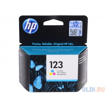 Картридж HP 123 F6V16AE для HP DJ 2130 100стр цветной