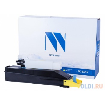 Тонер-картридж NV-Print TK-865Y 12000стр Желтый