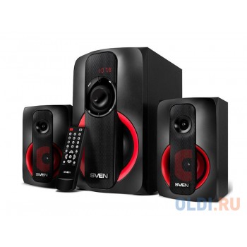 Колонки Sven MS-304 чёрные (RMS: 20 Вт + 2x10 Вт, FM, USB/SD, ПДУ, Bluetooth)