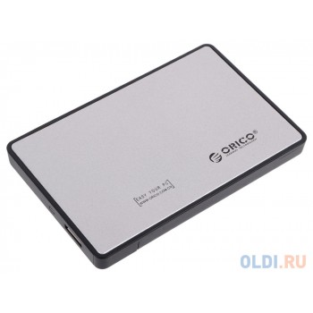 Внешний контейнер для HDD ORICO 2588US3-SV (серебристый) 2.5" USB 3.0