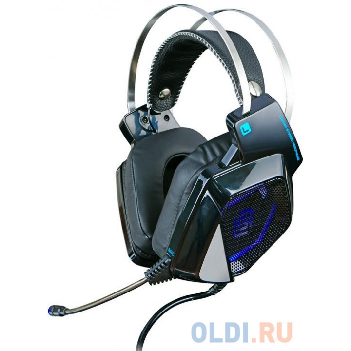 Наушники с микрофоном Oklick HS-L800G ALIEN черный 2.2м мониторы оголовье (HS-L800G)