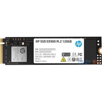 Твердотельный накопитель SSD M.2 120 Gb HP EX900 Read 1900Mb/s Write 650Mb/s TLC 2YY42AA