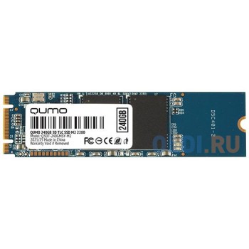 Твердотельный накопитель SSD M.2 240 Gb QUMO Q3DT-240GMSY-M2 Read 560Mb/s Write 530Mb/s 3D NAND TLC