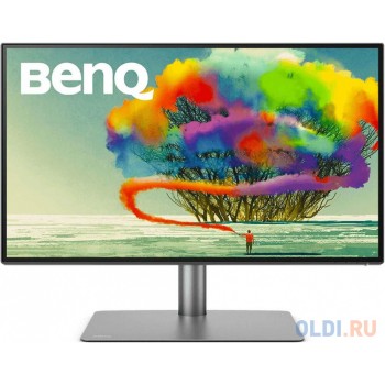 МОНИТОР 27" BenQ PD2725U Dark Gray с поворотом экрана (4K, IPS, 3840x2160, HDR400, 5 ms, 178°/178°, 400 cd/m, 1200:1