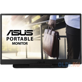 Монитор Asus 15.6" Portable MB165B черный TN LED 10ms 16:9 M/M матовая 500:1 220cd 90гр/65гр 1366x768 USB Touch