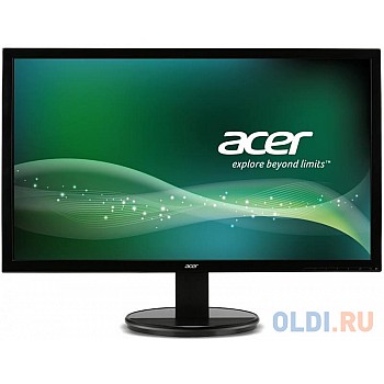 Монитор 27" Acer K272HLEbd Black MVA, 1920x1080, 4ms, 300 cd/m2, 3000:1 (DCR 100M:1), D-Sub, DVI-D (HDCP), 1Wx2, vesa