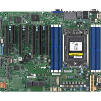 Материнская плата SuperMicro MBD-H12SSL-I-B Intelligent Platform Management Interface, Single AMD EPYC™ 7003/7002 Series Processor,2TB Registered ECC DDR4 3200MHz SDRAM in 8 DIMMs,5 PCI-E 4.0 x16,2 PCI-E 4.0 x8,8 SATA3, 2 M.2