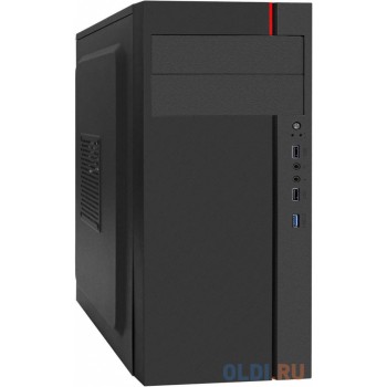 Exegate EX290177RUS Корпус Miditower ExeGate AA-440U-AA350 (ATX, AA350 8 см, 2*USB+1*USB3.0, аудио, черный)