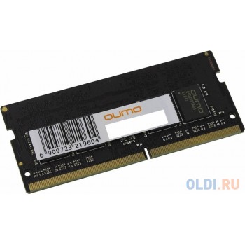 Оперативная память для ноутбука QUMO QUM4U-4G2666C19 SO-DIMM 4Gb DDR4 2666MHz