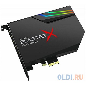 Звуковая карта Creative PCI-E BlasterX AE-5 Plus (BlasterX Acoustic Engine) 5.1 Ret