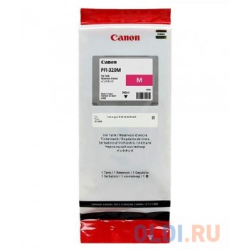 Картридж струйный Canon PFI-320 M 2892C001 пурпурный для Canon ТМ-серия