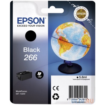 Картридж Epson C13T26614010 для Epson WF-100 черный