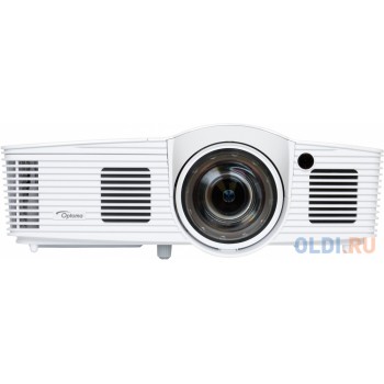 Проектор Optoma [GT1070Xe] Full 3D короткофокусный для дом. кинотеатра, DLP, FullHD(1920x1080), 2800 ANSI Lm, 23000:1;16:9; (0.49:1- фикс.); HDMI v1.4 x2(MHL); Audio Out 3.5mm;12V Trigger;3D-Sync;USB Service;10Вт;26 dB;сумка (95.82F01GC3E / 95.8ZF01GC3E)