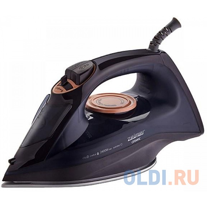 Утюг ZIR1505 CERAMIC DARKGREY/PURPLE/BRONZE ZELMER