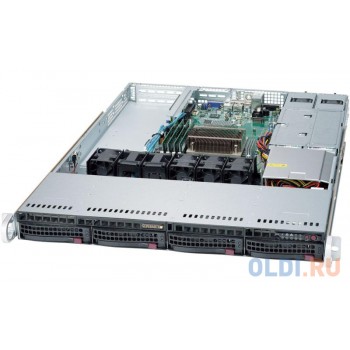 Серверная платформа Supermicro SYS-5019S-WR E3-1200v5/6, 4x DDR4 ECC, up to 4x3.5"), HS, C236 (RAID 0,1,5,10), 2x1GbE, IPMI, M.2, 2xPCIE3.0, (2)x 500W