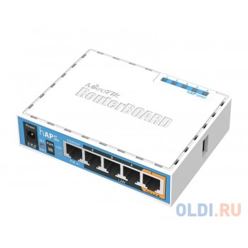 Беспроводной маршрутизатор MikroTik hAP ac lite 802.11acbgn 733Mbps 2.4 ГГц 5 ГГц 4xLAN белый RB952UI-5AC2ND