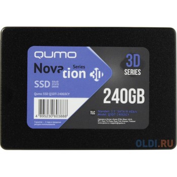 QUMO SSD 240GB Novation TLC Q3DT-240GSCY {SATA3.0}