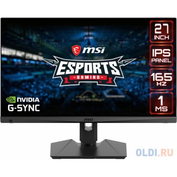 MSI 27" Optix MAG274R2 черный {IPS 1920x1080 165hz 1ms 178/178 300cd 1000:1 10bit(8bit+FRC) 2xHDMI2.0 DisplayPort1.2 FreeSync(Prem) USB-C 2xUSB2.0 AudioOut VESA}[9S6-3CA7BA-043]