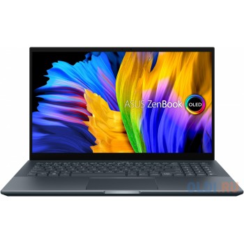 ASUS Zenbook Pro 15 UM535QE-KJ259R AMD Ryzen 7 5800H/16Gb/1Tb SSD M2/nVidia RTX 3050Ti 4GB/15.6 FHD IPS 400 nit 1920x1080 AG/WiFi5/BT/Windows 10 Pro/1.8Kg/Pine Grey/Sleeve