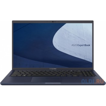 Ноутбук Asus Expertbook B1500CEAE-EJ1563 Core i3 1115G4 8Gb SSD256Gb Intel UHD Graphics 15.6" TN FHD (1920x1080) noOS black WiFi BT Cam