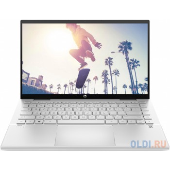 HP Pavilion 14x360 14-dy0011ur 14"(1920x1080 IPS)/Touch/Intel Core i7 1165G7(2.8Ghz)/16384Mb/512PCISSDGb/noDVD/Int:Intel Iris Xe/Cam/WiFi/43WHr/war 1y/Natural silver /WinHome + fingerprint