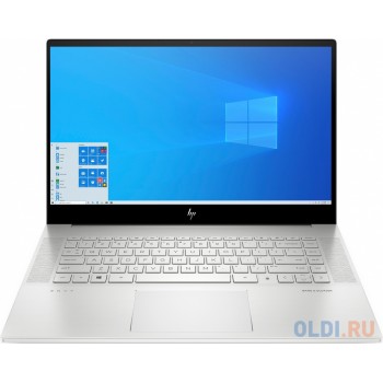 HP Envy 15-ep1031ur 15.6"(1920x1080 IPS)/Touch/Intel Core i5 11400H(2.7Ghz)/16384Mb/1024PCISSDGb/noDVD/Ext:GeForce RTX 3050(4096Mb)/Cam/BT/WiFi/83WHr/war 1y/Natural silver/WinHome + fingerprint