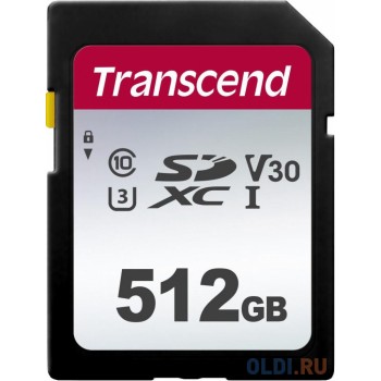 Флеш-накопитель Transcend Карта памяти Transcend 512GB UHS-I U3 SD card