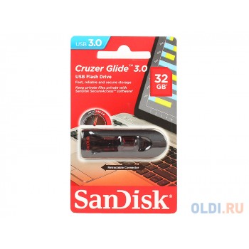 Внешний накопитель 32GB USB Drive <USB 3.0 SanDisk Cruzer Glide 3.0 (SDCZ600-032G-G35)