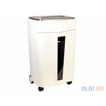 Шредер Office Kit S240 3,9x25 (DIN P-4 O-1 T-4 E-3) фрагмент 3,9x25мм,22 листов,40 литров,Уничт.скобы,скрепки,пл.карты,CD