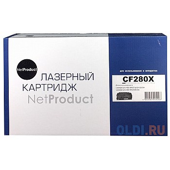 Картридж NetProduct CF280X 6900стр Черный