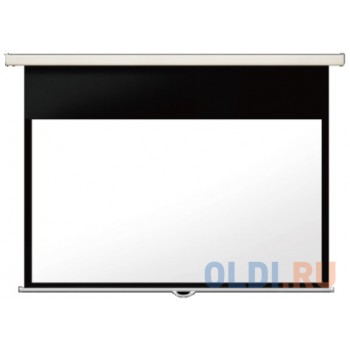 [LMP-100115CSR] Настенный экран Lumien Master Picture CSR 165x157см (раб.область 152х152 см) (60"х60") Matte White черн. кайма по периметру, механизм плавного возврата, возможность потолочн./настенного крепления (белый корпус) 1:1