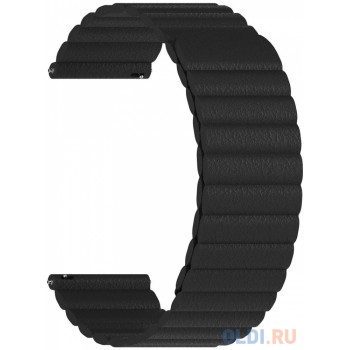 Универсальный кожаный ремешок для часов 20 mm LYAMBDA POLLUX DSP-15-20-BK Black