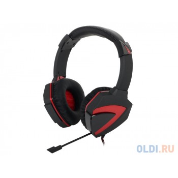 Гарнитура A4Tech Bloody G501 черный/красный (2.2м) микрофон, регулятор гр. (surround)