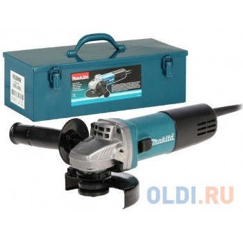 Makita 9558HNK6 Угловая шлифовальная машина [9558HNK6] { ф125мм,840Вт,11000обм,1.6кг,пласт.чем }