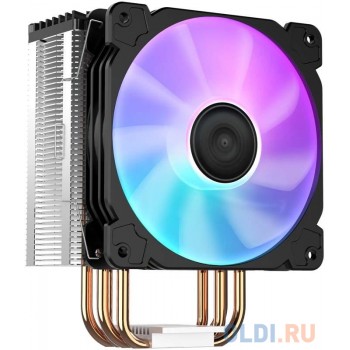 JONSBO CR-1000 Кулер (LGA1366/115X/775/AM4/AM3/3+/AM2/+/FM2/+/FM1, TDP 150W, PWM, 120mm Dynamic Multi-Color LED Fan, 4 тепловые трубки, 4-pin)